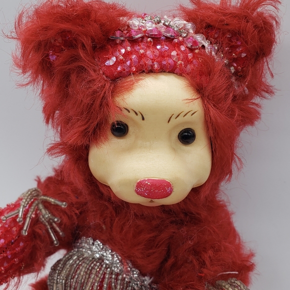 Robert Raikes July Ruby Birthday Bear - Picture 10 of 10